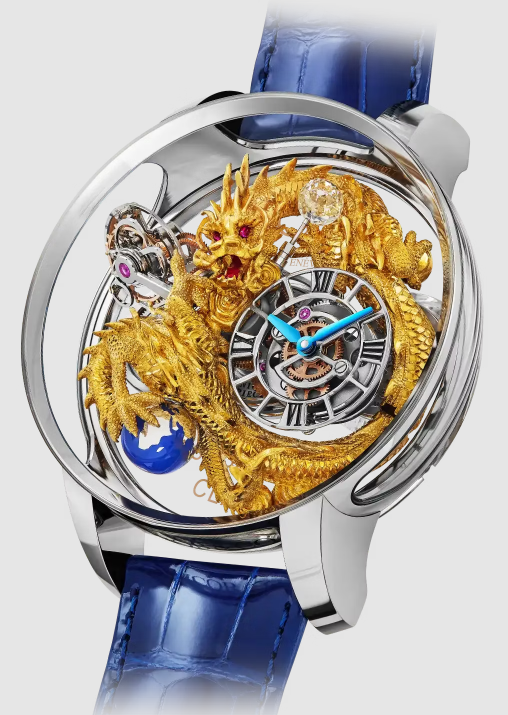 Jacob & Co astronomia dragon YELLOW GOLD DRAGON replica watch AT120.60.DR.UB.C Jacob & Co astronomia dragon YELLOW GOLD DRAGON replica watch AT120.60.DR.UB.C